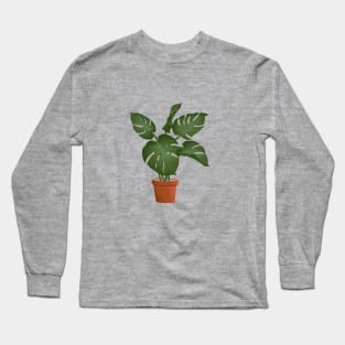 Monstera plant Long Sleeve T-Shirt